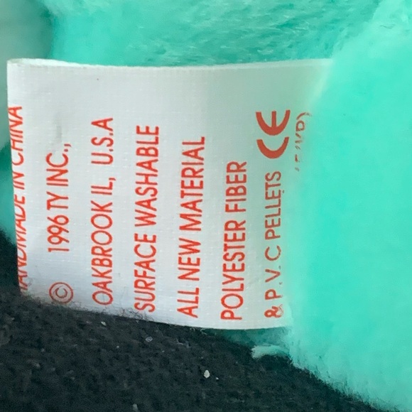 TY “HIPPITY” Easter bunny beanie baby, tash and tag, PVC PE style 4119,Retired - Picture 3 of 5